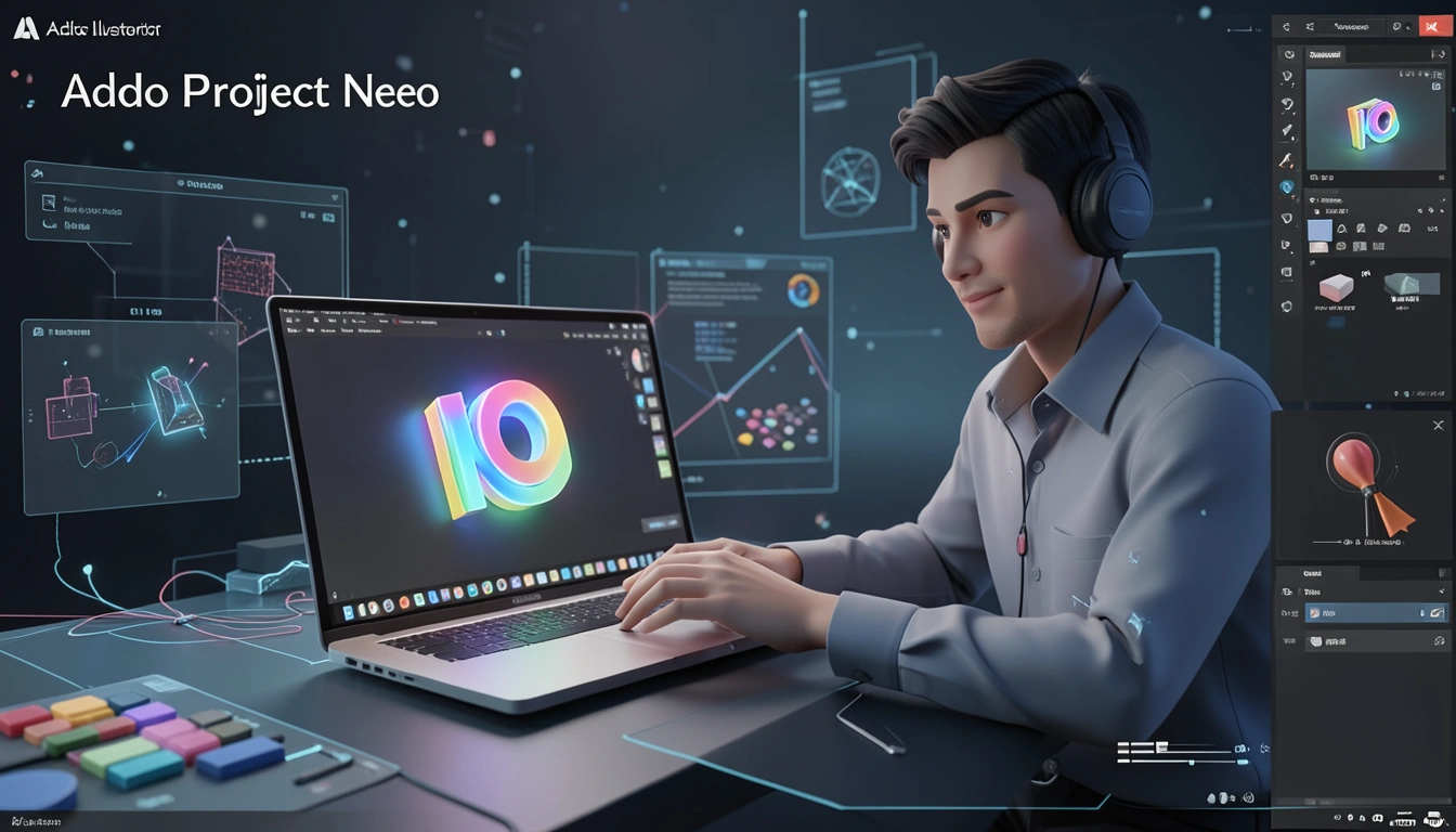 2. 어도비 프로젝트 네오 핵심 기능 파헤치기: 2D-3D 변환 및 간편한 3D 제작